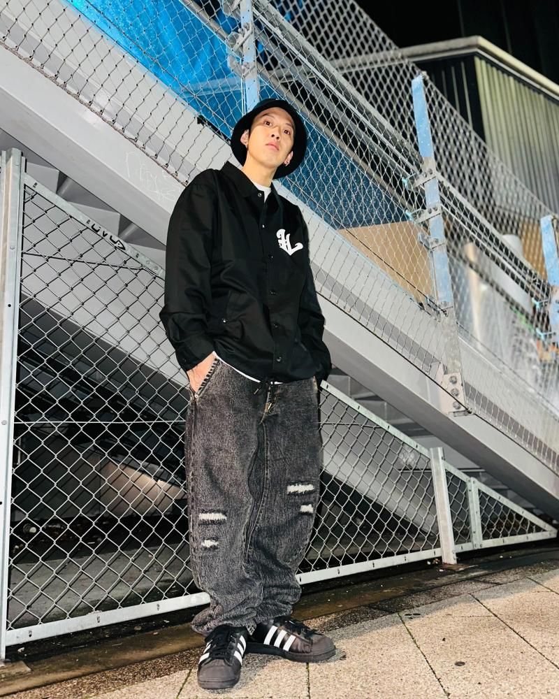 LEFLAH】 3D chemical denim (BLK) - LEFLAH ｜ OFFICIAL WEB SHOP