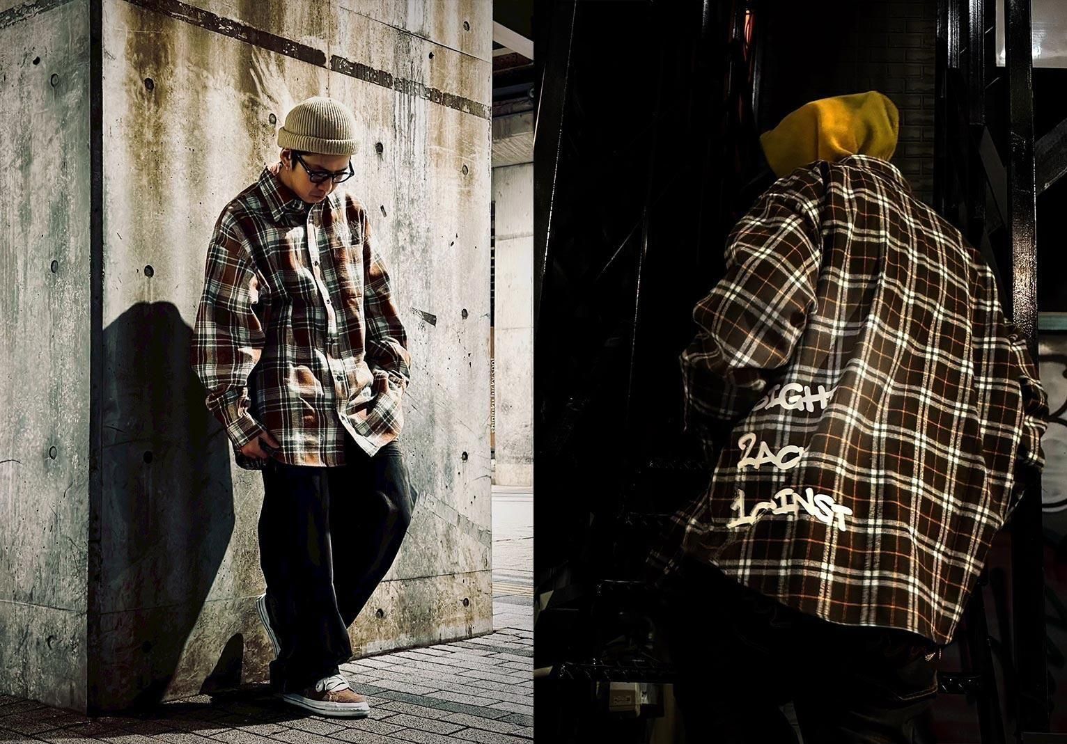 LEFLAH】 overdye baggy (BLK) - LEFLAH official web shop