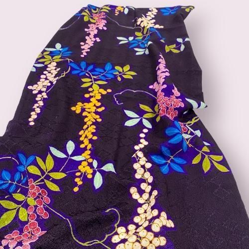 044 紋ちりめん南天模様 | - 紗々美〜古布・ちりめん・和ぎれ細工〜