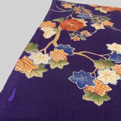 四季の花文様 | 正絹ちりめん - 紗々美〜古布・ちりめん・和ぎれ細工〜