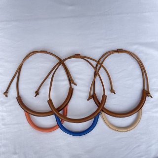 crescionifridge arc necklace (Special color)/brown base