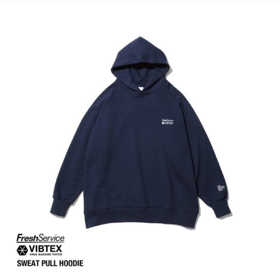 FRESH SERVICE VIBTEX for FreshService SWEAT PULL HOODIE - fridge ONLINE SHOP