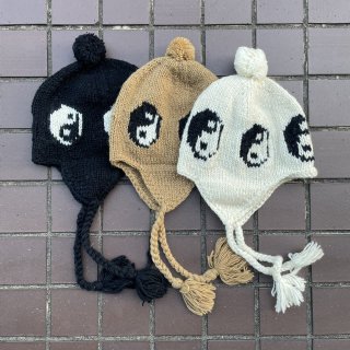 【20%OFF】Macmahon Knit Cap Ear Muff+POMPOM-Yin&Yang