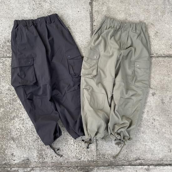 MY_ NYLON CARGO PANTS[SUMI]