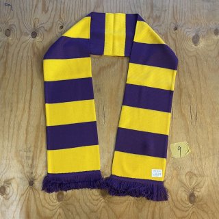 BORDER /Purple and Yellow Bar Acrylic Football Scarf 9