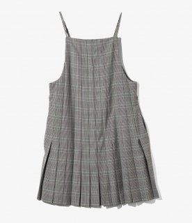 RhodolirionApron Pleats Dress-Gabardine