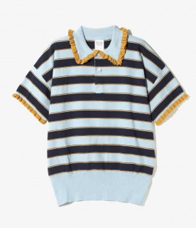 RhodolirionFrill Polo Sweater