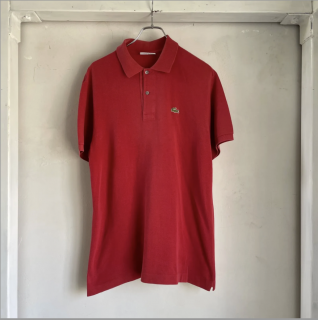 FRENCH LACOSTE POLO SHIRT RED UT-0837