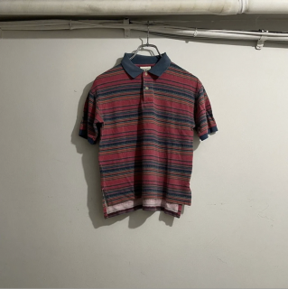 90s LL BEAN KANOKO POLO BORDER KIDS UT-2304-002