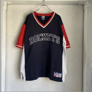 90s CHAMPION HOCKEY SHIRTS ROCKETS UT-1183