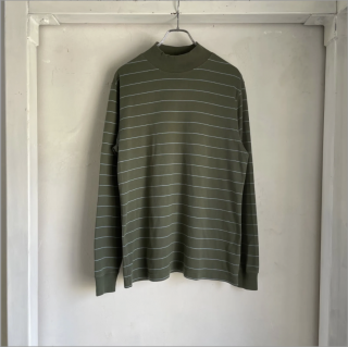 LAND’S END BORDER HINECK L/S TEE UC-0028