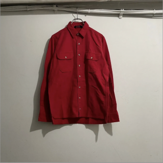 WOOL RICH CHAMOIS SHIRTS RED UT-2989