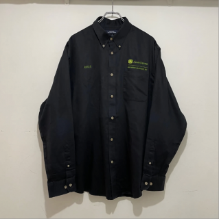 00s LANDSEND BD WORK SHIRT BLACK UT-2212-004