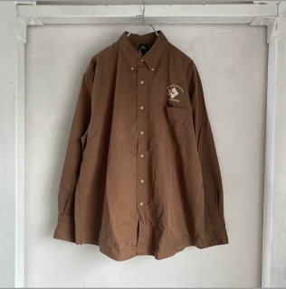 00s BD WORK SHIRT BROWN CAREERLINE TECH CENTER XL