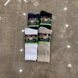 Extra Wide SockLoose Fit Stays Up Cotton Casual Crew Socks
