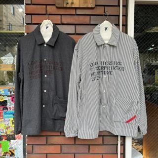 PHINGERINHAND-STENCILED NIGHTSHIRT STRIPE