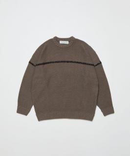 BALSTITCHED DROP SHOULDER SWEATER