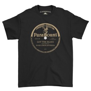 Paramount Records Got The Blues Vinyl T-Shirt / Classic Heavy Cotton