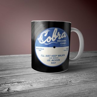 Cobra Records Lee Jackson Vinyl Coffee Mug