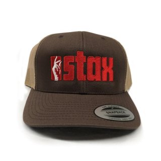 Stax Records Snapping Fingers Trucker Hat (BROWN)