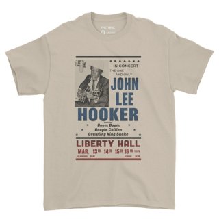 John Lee Hooker In Concert T-Shirt / Classic Heavy Cotton