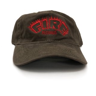 Fire Records Hat - Brown Unstructured  (Brown) 