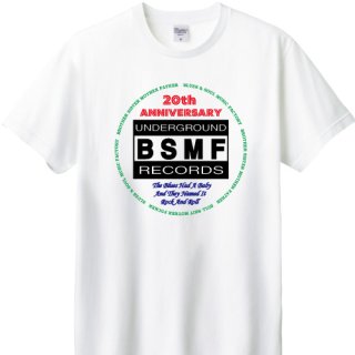 BSMF RECORDS 20th Anniversary Logo T Shirts / 4 colors