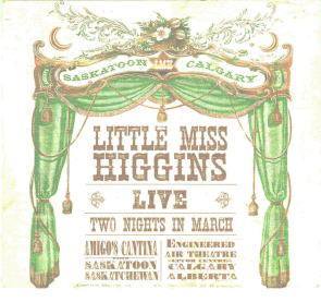 Little Miss Higgins / Live