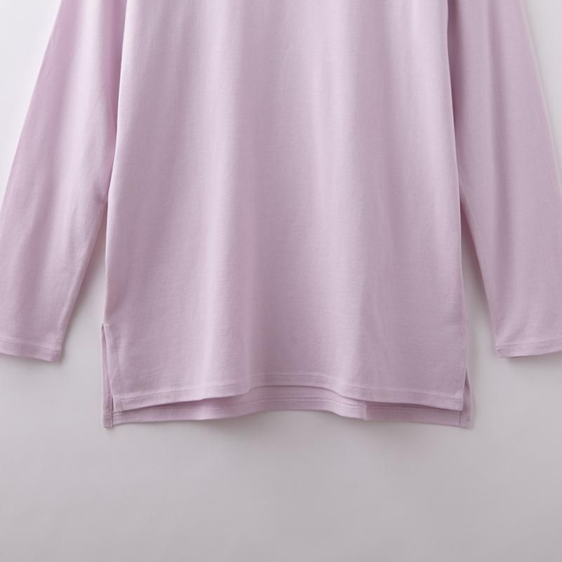 L~LLのみ】サイドスリット長袖Tシャツ - TAKEFU Official Online Shop