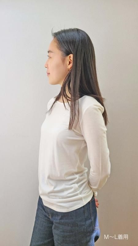 René ホワイト 五分袖チュニック 38 MICHEL KLEIN】全3色・ミッシェルクラン チュニック（透け防止